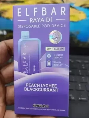 Elfbar RAYA D1 - Peach Lychee Blackcurrant