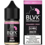 BLVK Nic Salt - Strawberry Cream 50MG