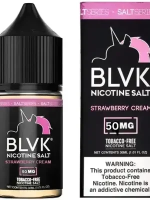 BLVK Nic Salt - Strawberry Cream 50MG