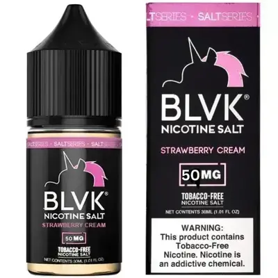 BLVK Nic Salt - Strawberry Cream 50MG