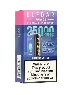 Elfbar Raya D3 Arabica Coffee 50mg/ml-25000 Puffs